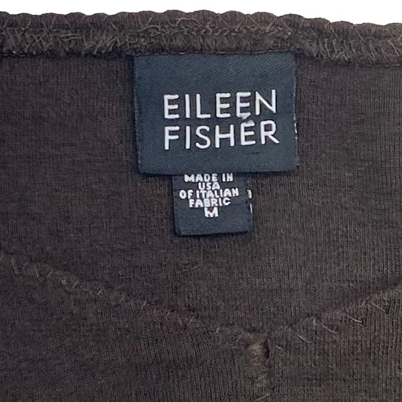 Eileen Fisher Women’s Viscose & Wool Chocolate Brown Long Sweater Dress Size M - Picture 4 of 12